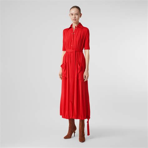 burberry dress red|authentic burberry dress.